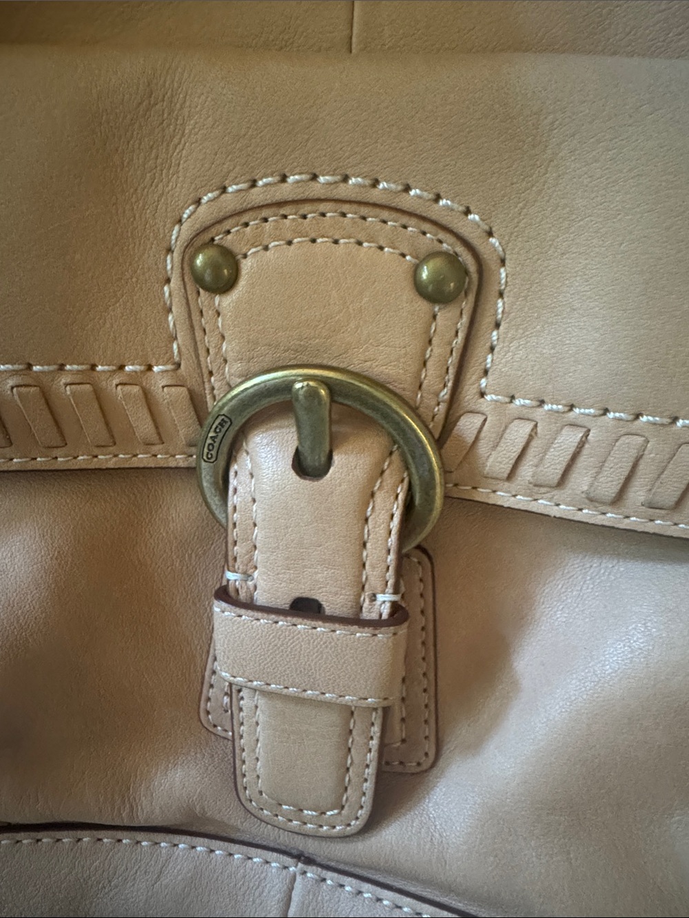 Coach Poppy Whipstitch Tote - Picture 4 of 16
